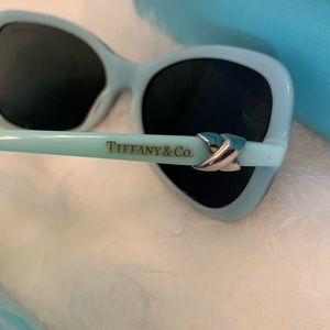 Tiffany&Co Square Sunglasses (Black & Teal)